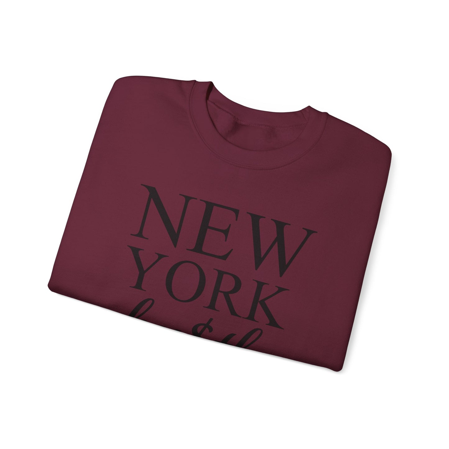 “NEW YORK HU$TLE CITY” Heavy Blend™ Crewneck Sweatshirt