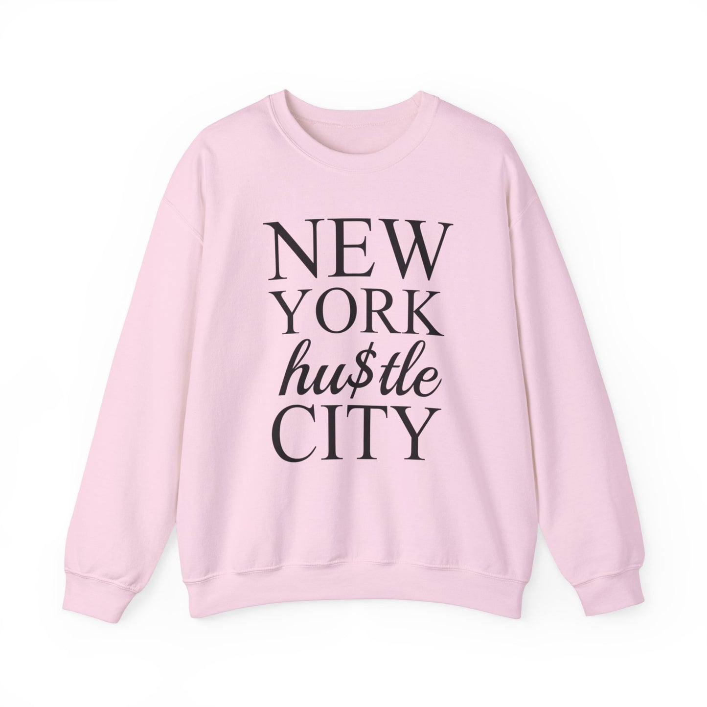 “NEW YORK HU$TLE CITY” Heavy Blend™ Crewneck Sweatshirt