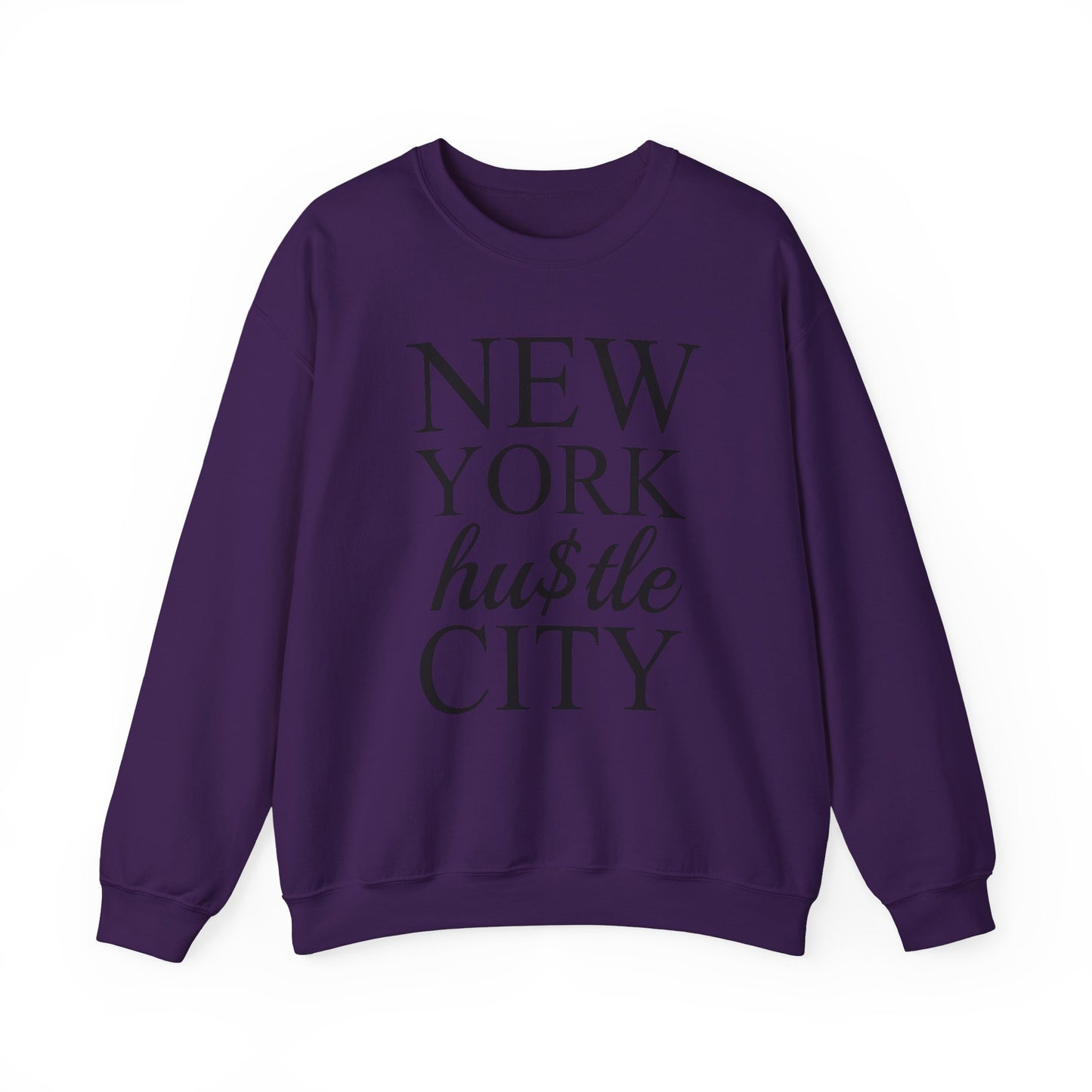 “NEW YORK HU$TLE CITY” Heavy Blend™ Crewneck Sweatshirt