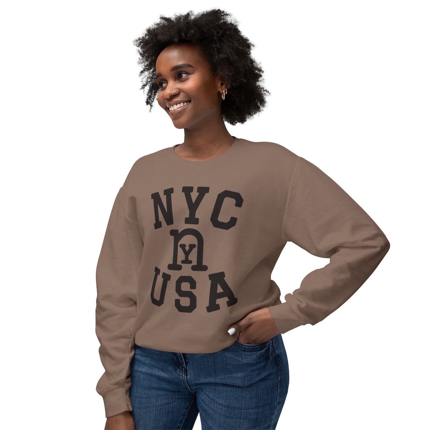 nY Lightweight Crewneck Sweatshirt (available in 13 colors)