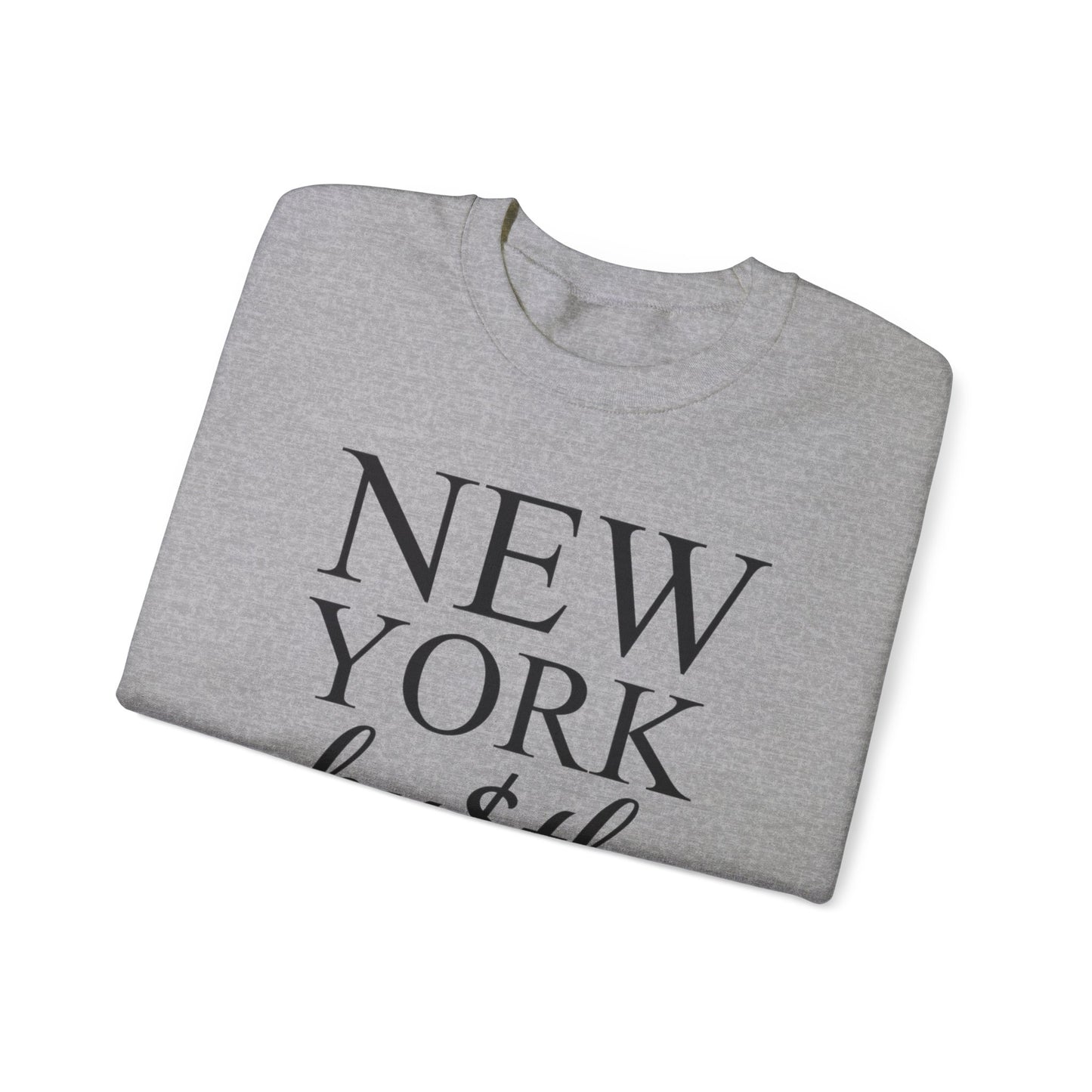 “NEW YORK HU$TLE CITY” Heavy Blend™ Crewneck Sweatshirt