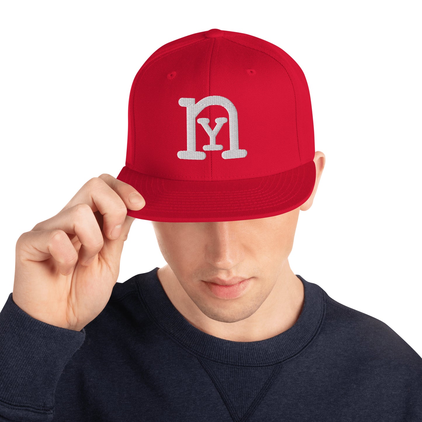 nY Red/White Snapback Hat