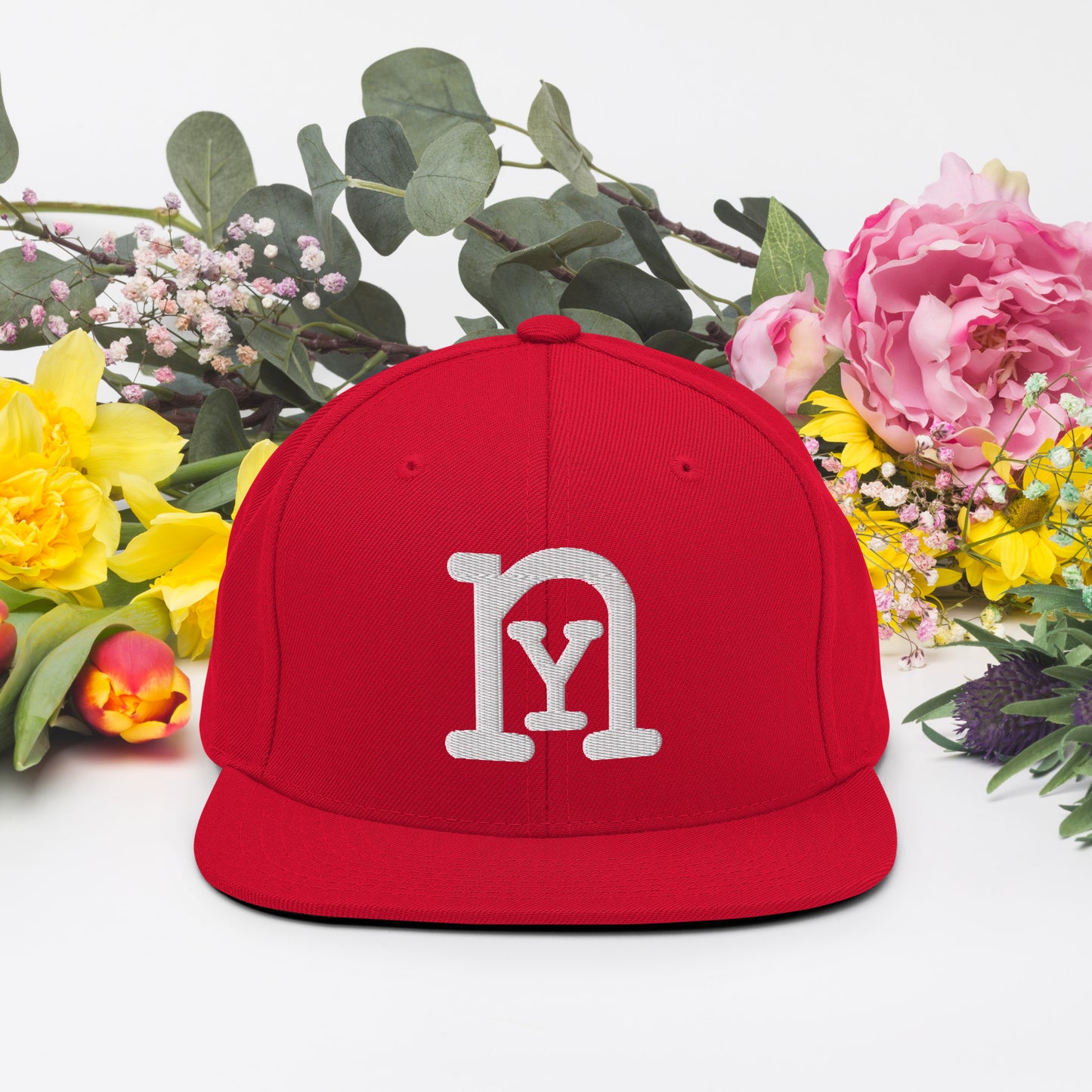 nY Red/White Snapback Hat