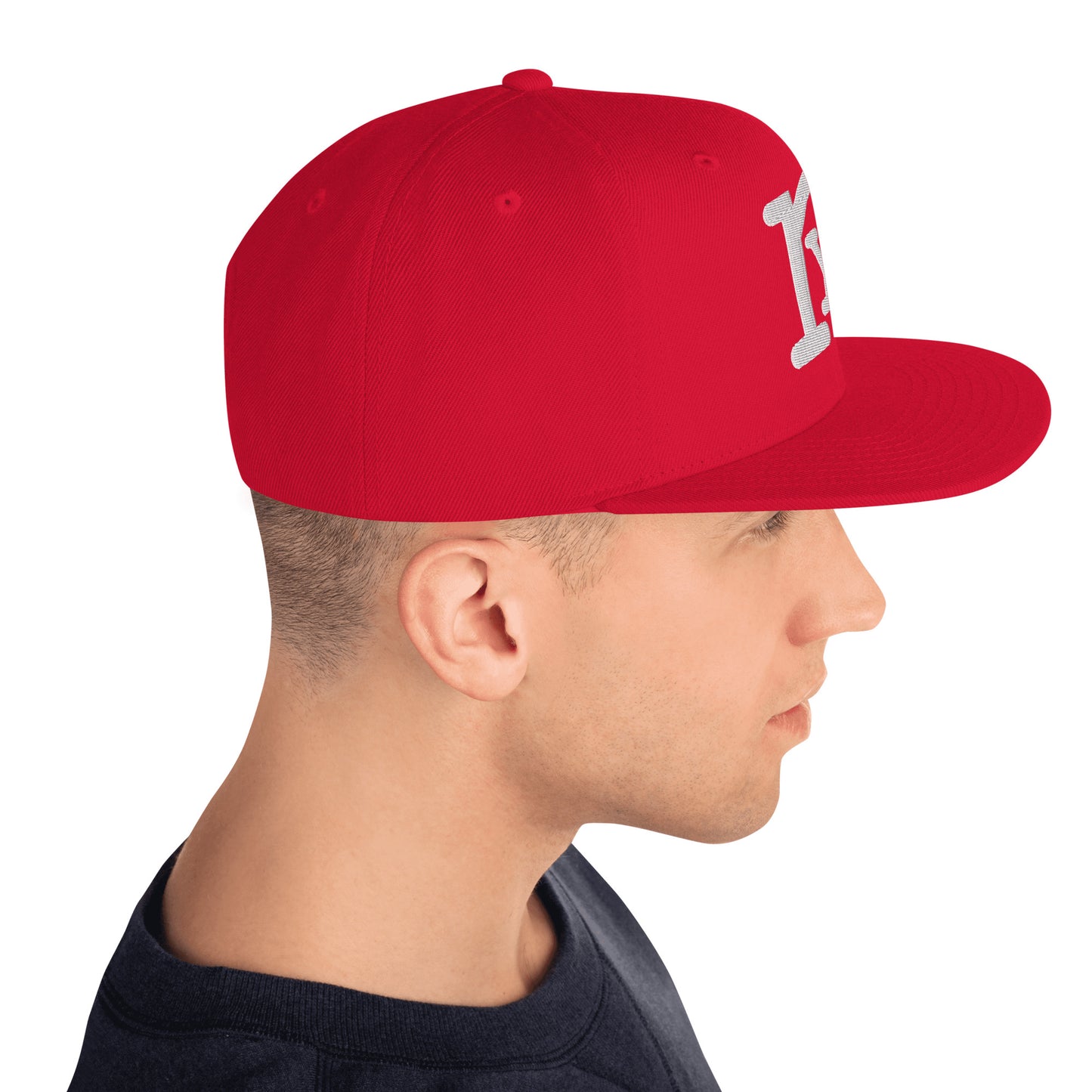 nY Red/White Snapback Hat
