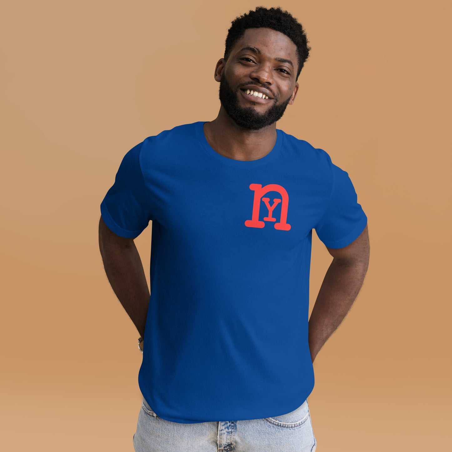 nY Royal Blue /Orange t-shirt