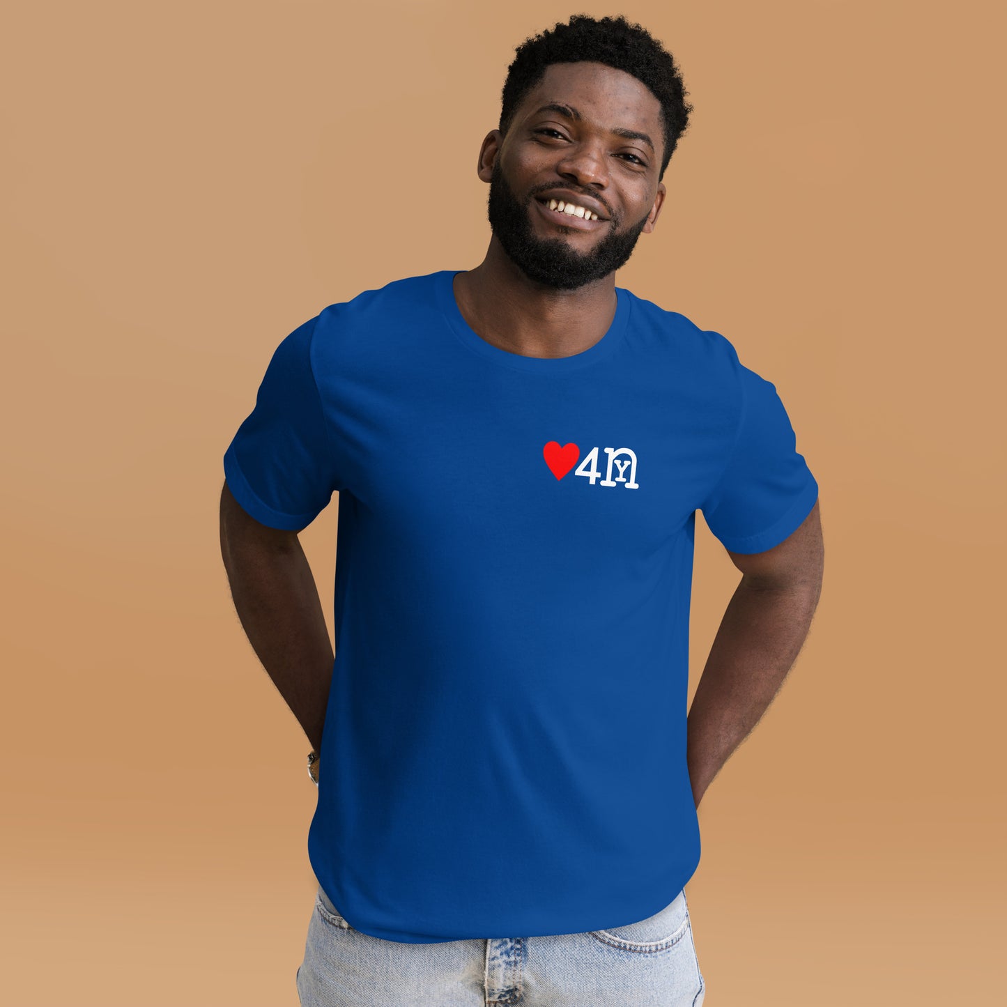 ❤️ 4 nY Royal blue t-shirt