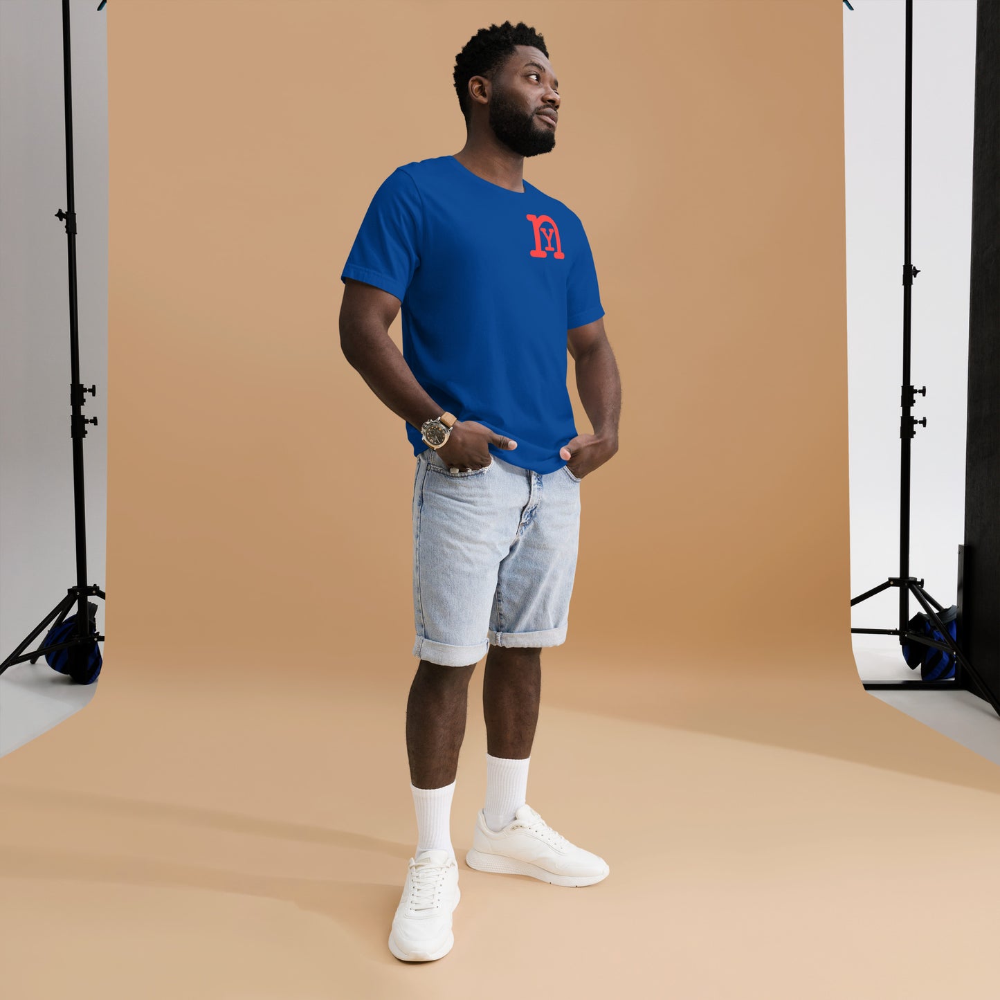 nY Royal Blue /Orange t-shirt