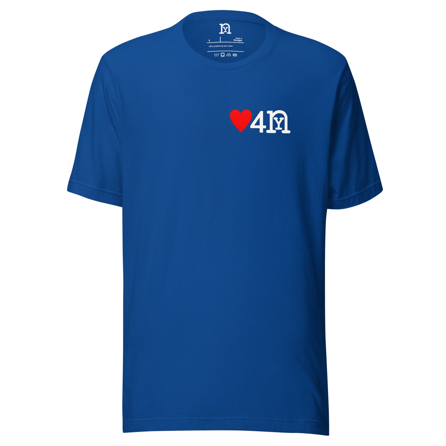❤️ 4 nY Royal blue t-shirt