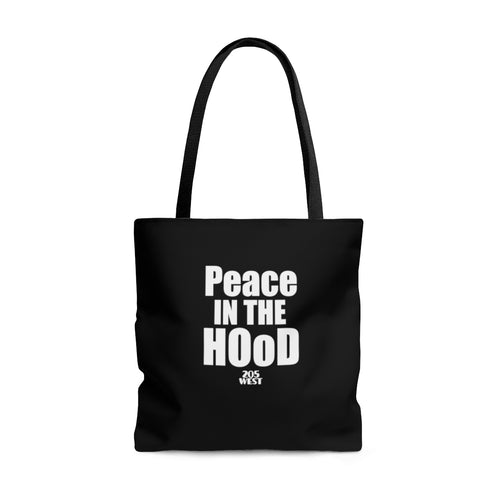 Peace In The HOoD AOP Tote Bag
