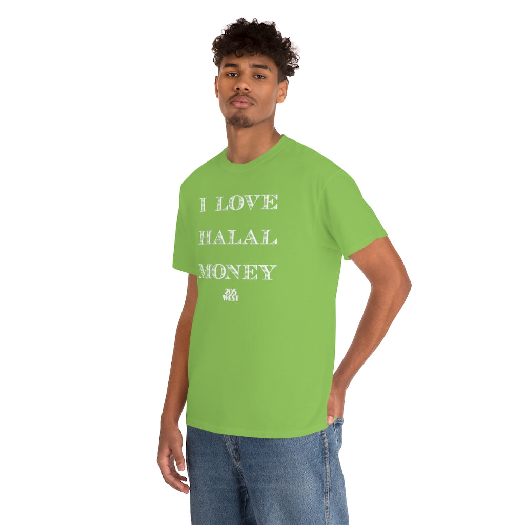 “I LOVE HALAL MONEY” Heavy Cotton Tee