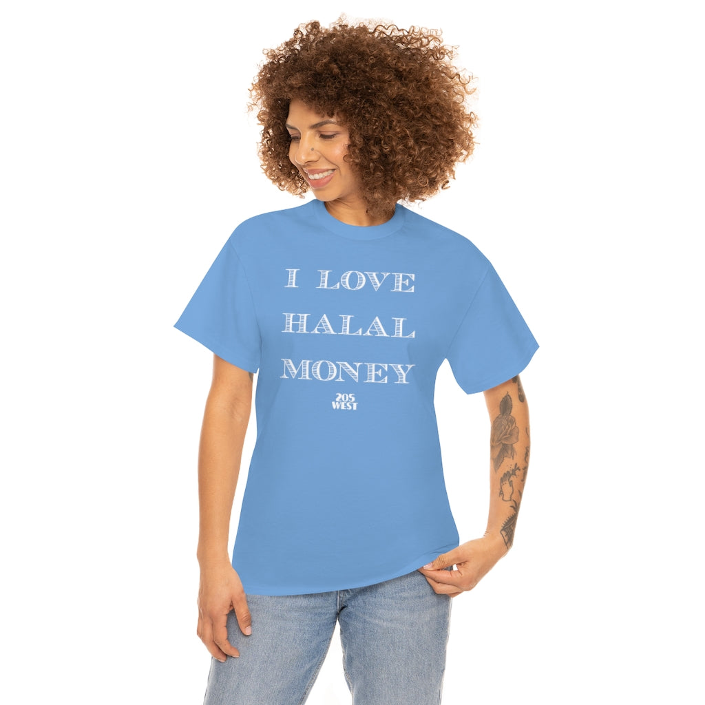 “I LOVE HALAL MONEY” Heavy Cotton Tee