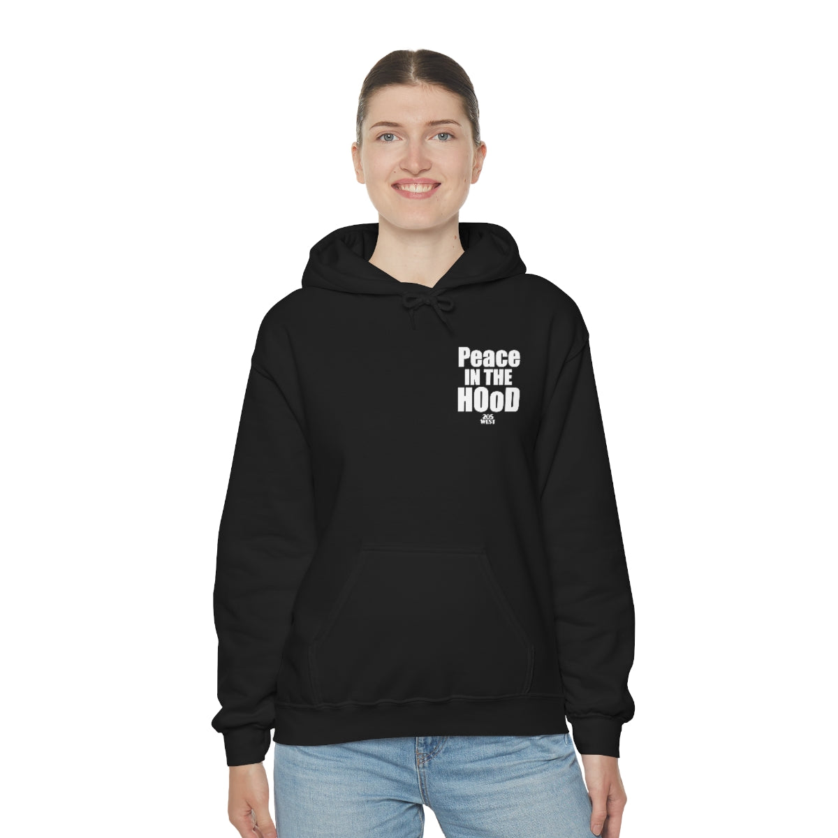 “Peace In The HOoD” Heavy Blend™ Hooded Sweatshirt
