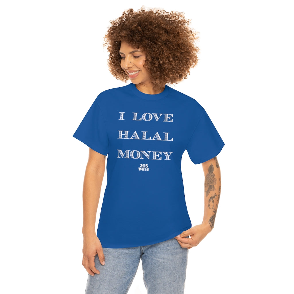 “I LOVE HALAL MONEY” Heavy Cotton Tee