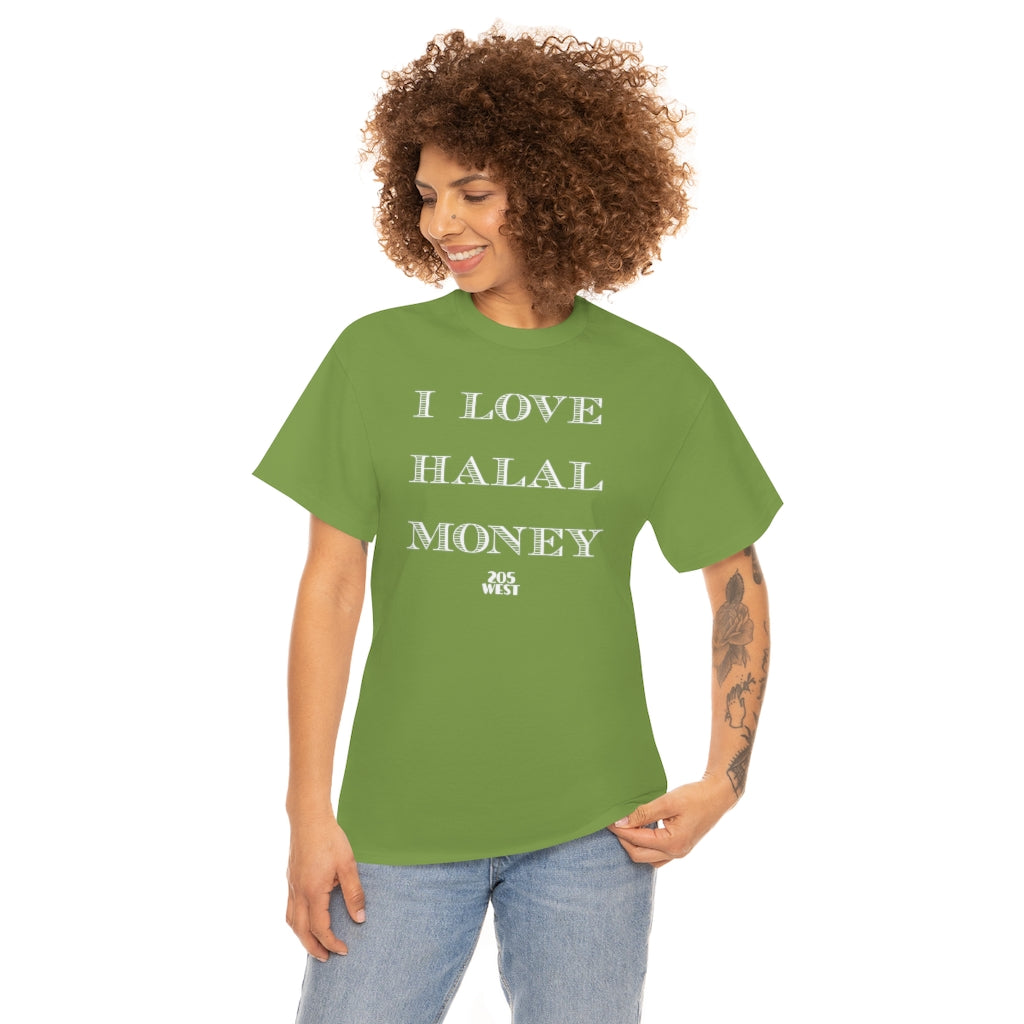 “I LOVE HALAL MONEY” Heavy Cotton Tee