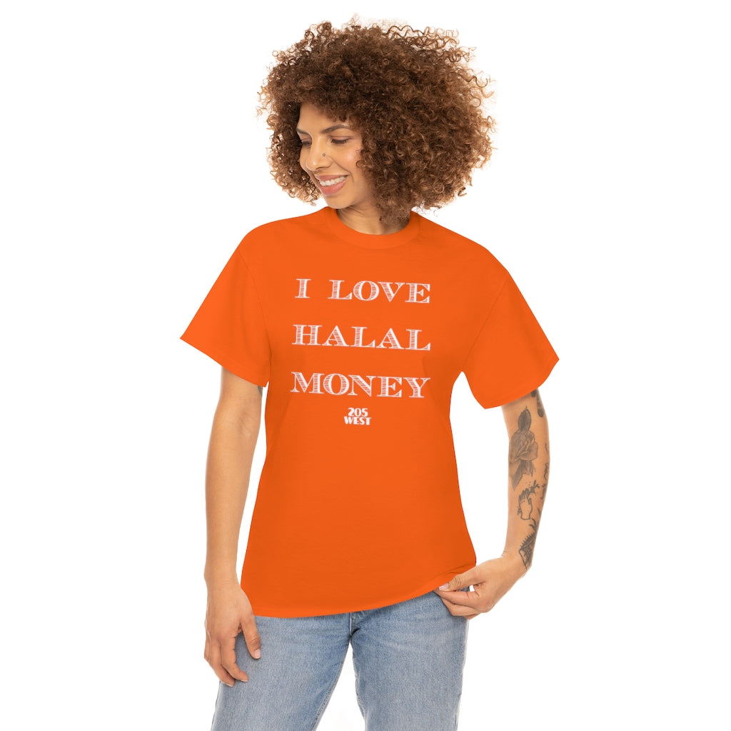 “I LOVE HALAL MONEY” Heavy Cotton Tee
