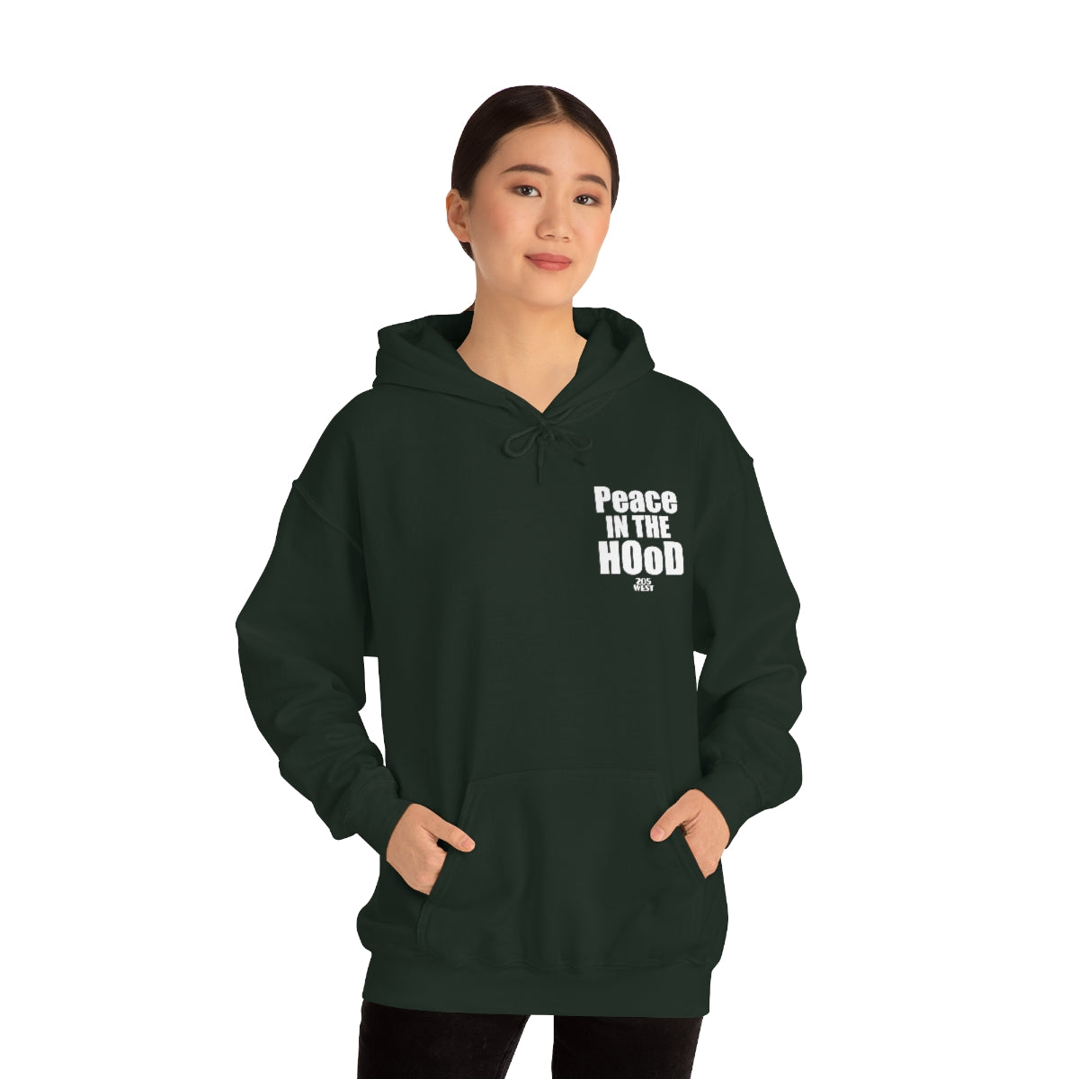 “Peace In The HOoD” Heavy Blend™ Hooded Sweatshirt
