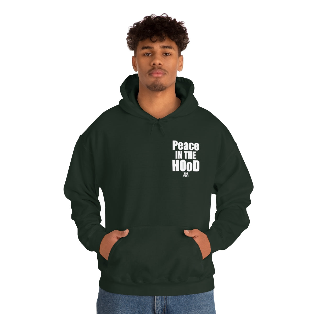 “Peace In The HOoD” Heavy Blend™ Hooded Sweatshirt