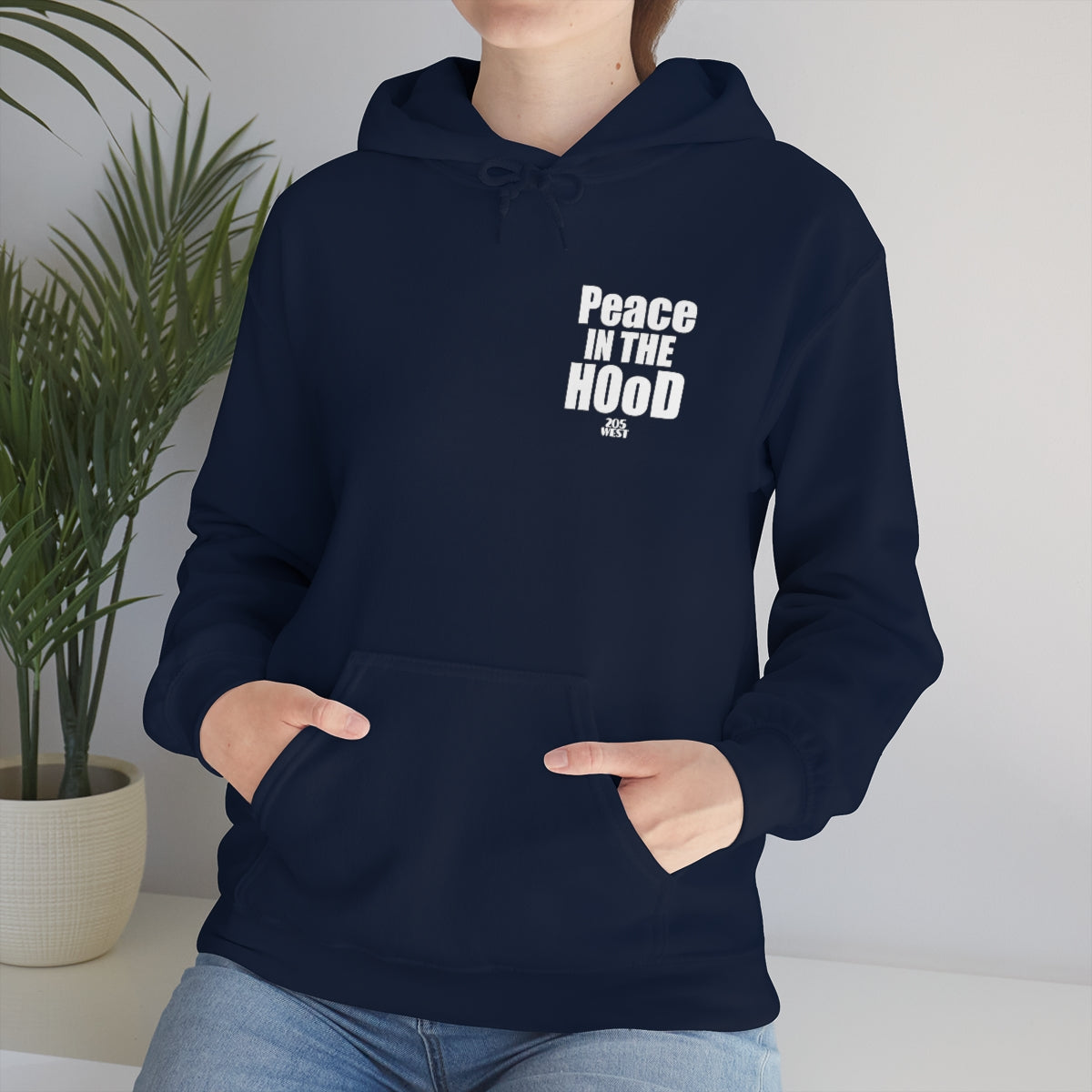“Peace In The HOoD” Heavy Blend™ Hooded Sweatshirt