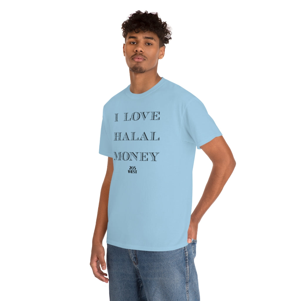 “I LOVE HALAAL MONEY” Heavy Cotton Tee