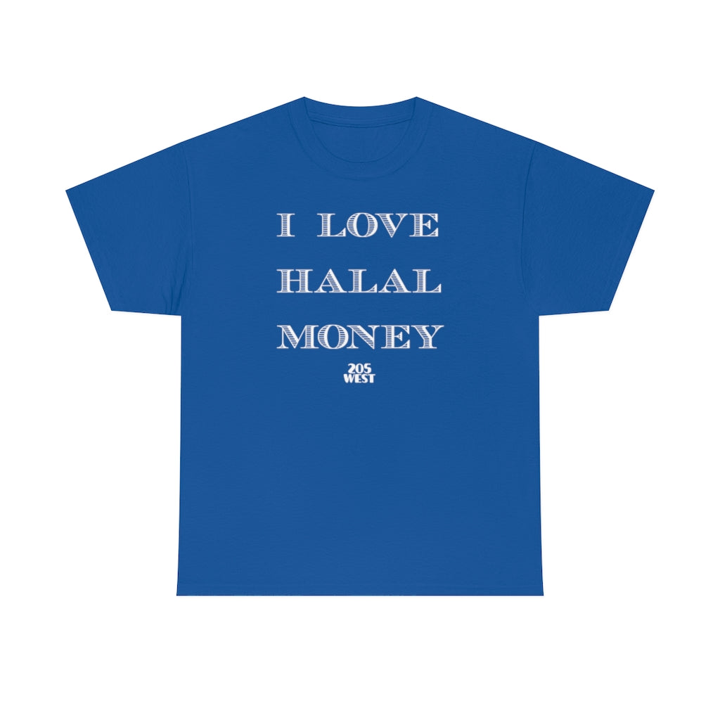 “I LOVE HALAL MONEY” Heavy Cotton Tee