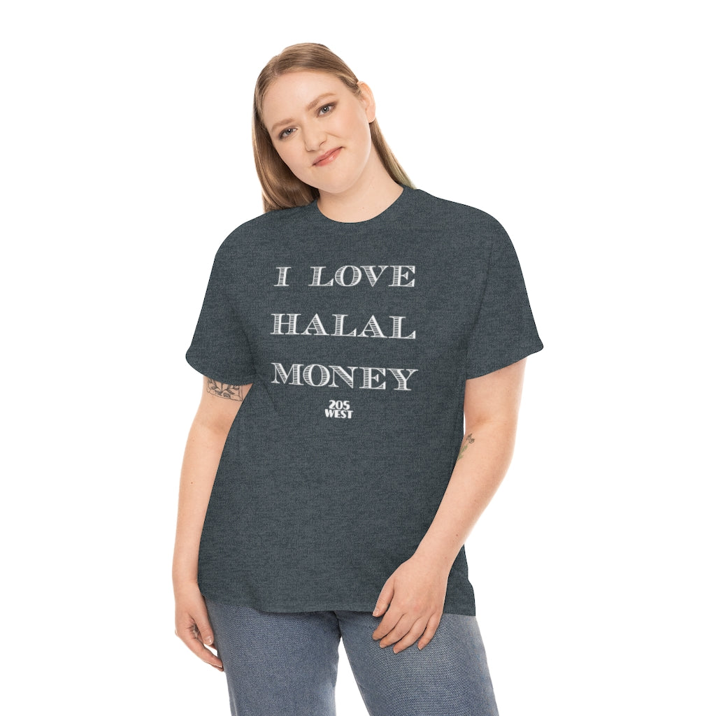 “I LOVE HALAL MONEY” Heavy Cotton Tee