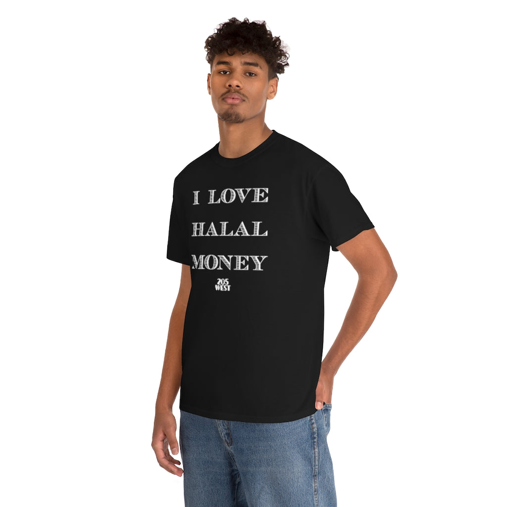 “I LOVE HALAL MONEY” Heavy Cotton Tee