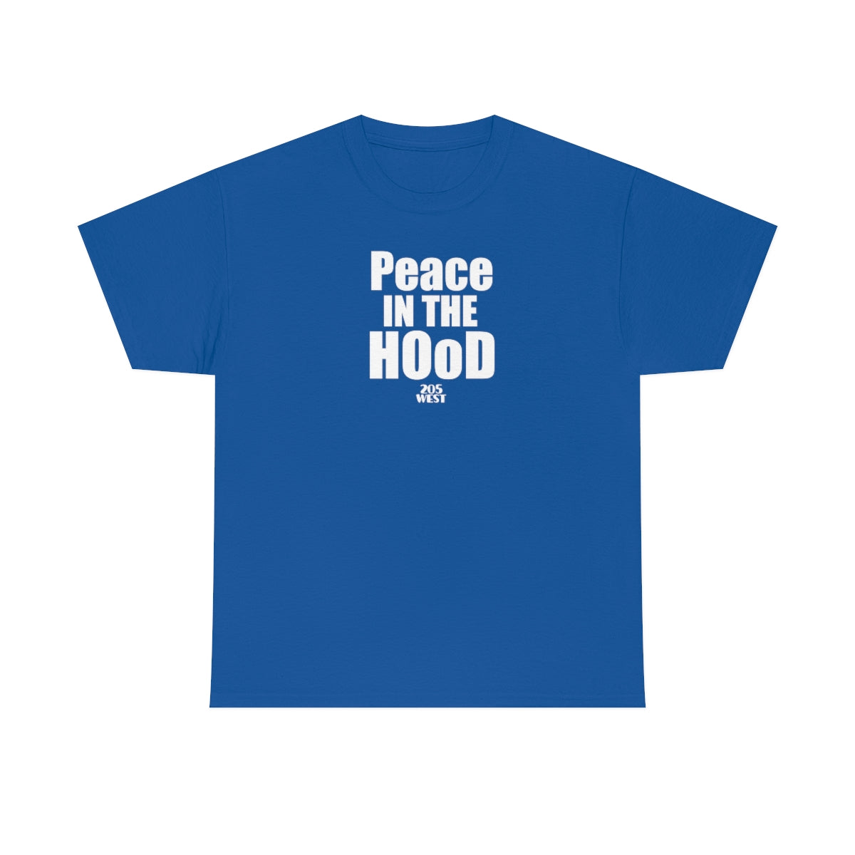 “Peace In The HOoD” Heavy Cotton Tee