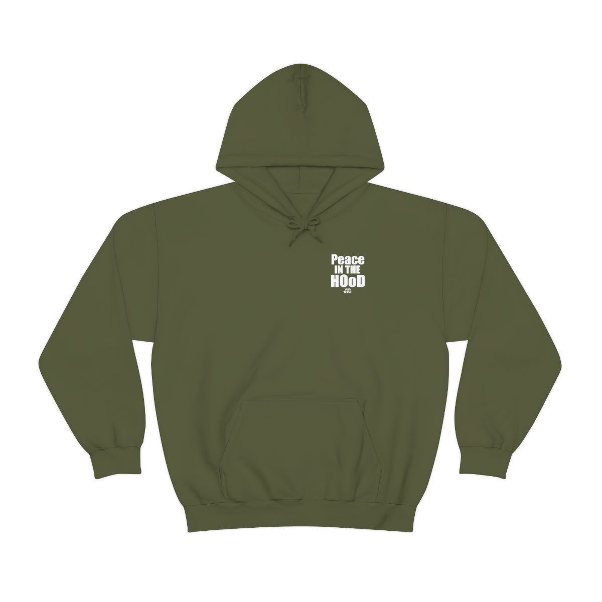 “Peace In The HOoD” Heavy Blend™ Hooded Sweatshirt