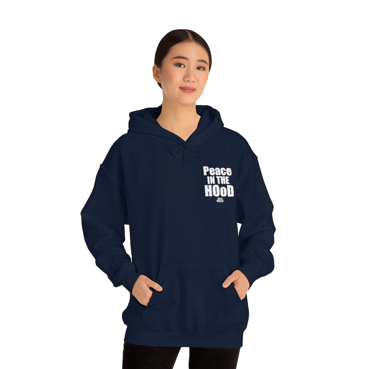 “Peace In The HOoD” Heavy Blend™ Hooded Sweatshirt