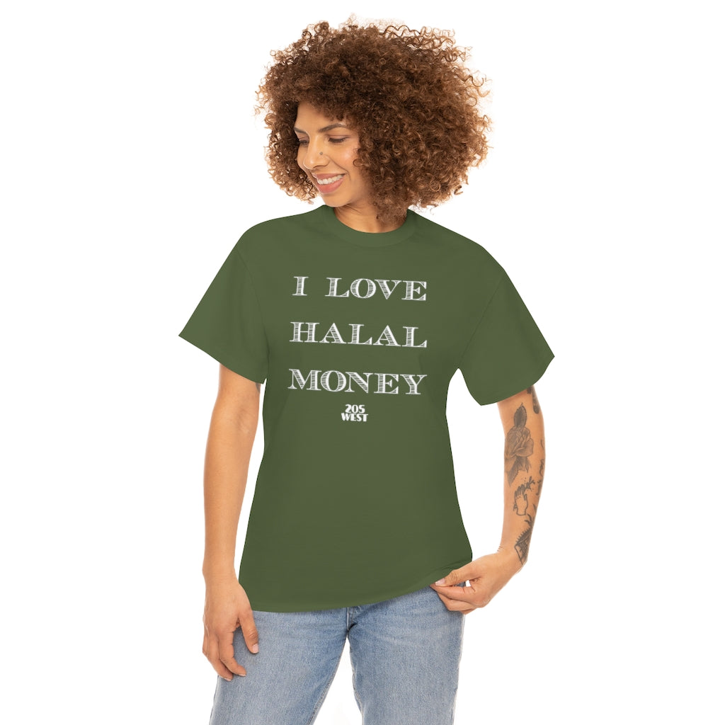 “I LOVE HALAL MONEY” Heavy Cotton Tee