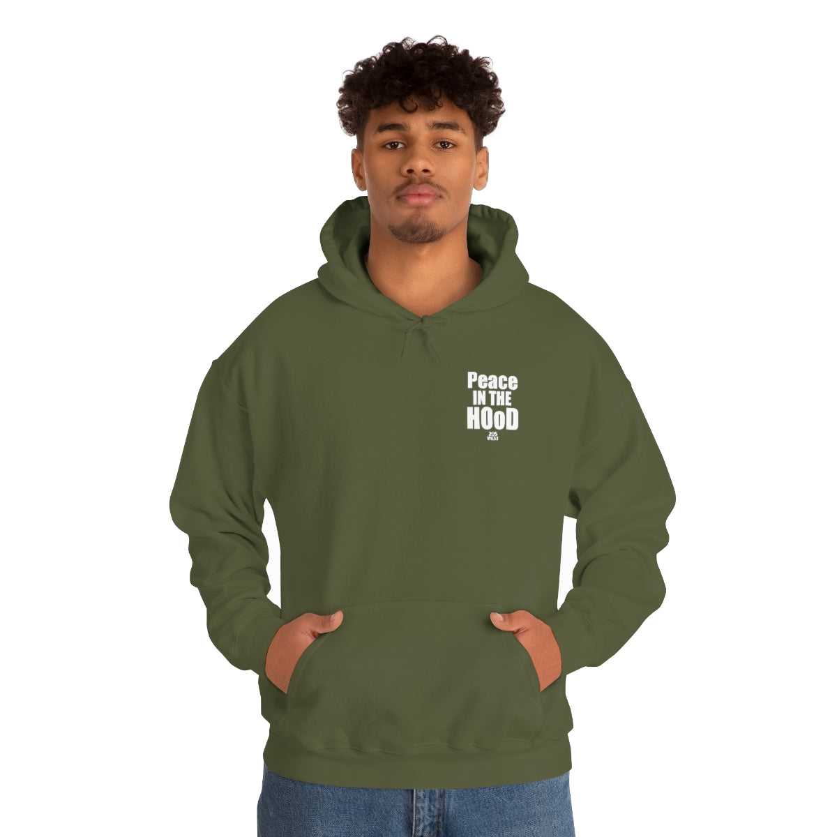 “Peace In The HOoD” Heavy Blend™ Hooded Sweatshirt
