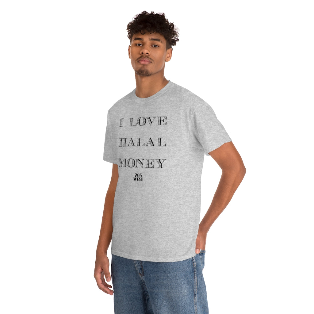 “I LOVE HALAAL MONEY” Heavy Cotton Tee