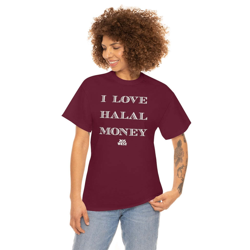 “I LOVE HALAL MONEY” Heavy Cotton Tee