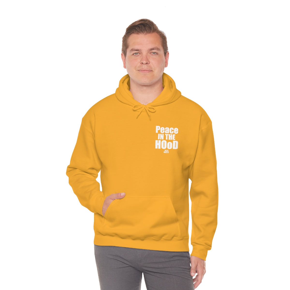 “Peace In The HOoD” Heavy Blend™ Hooded Sweatshirt