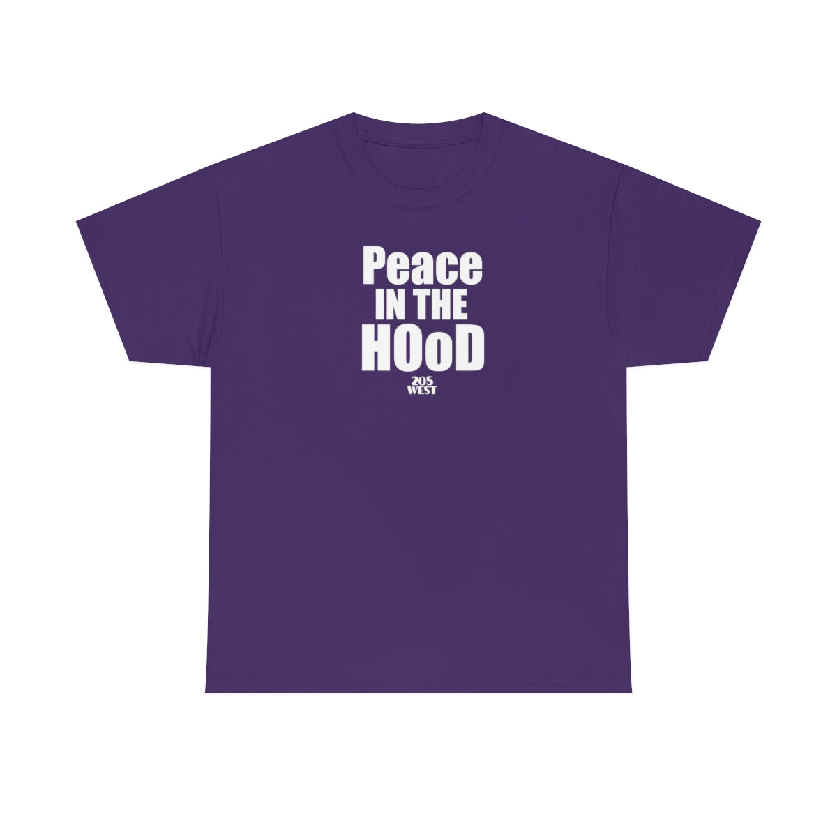 “Peace In The HOoD” Heavy Cotton Tee