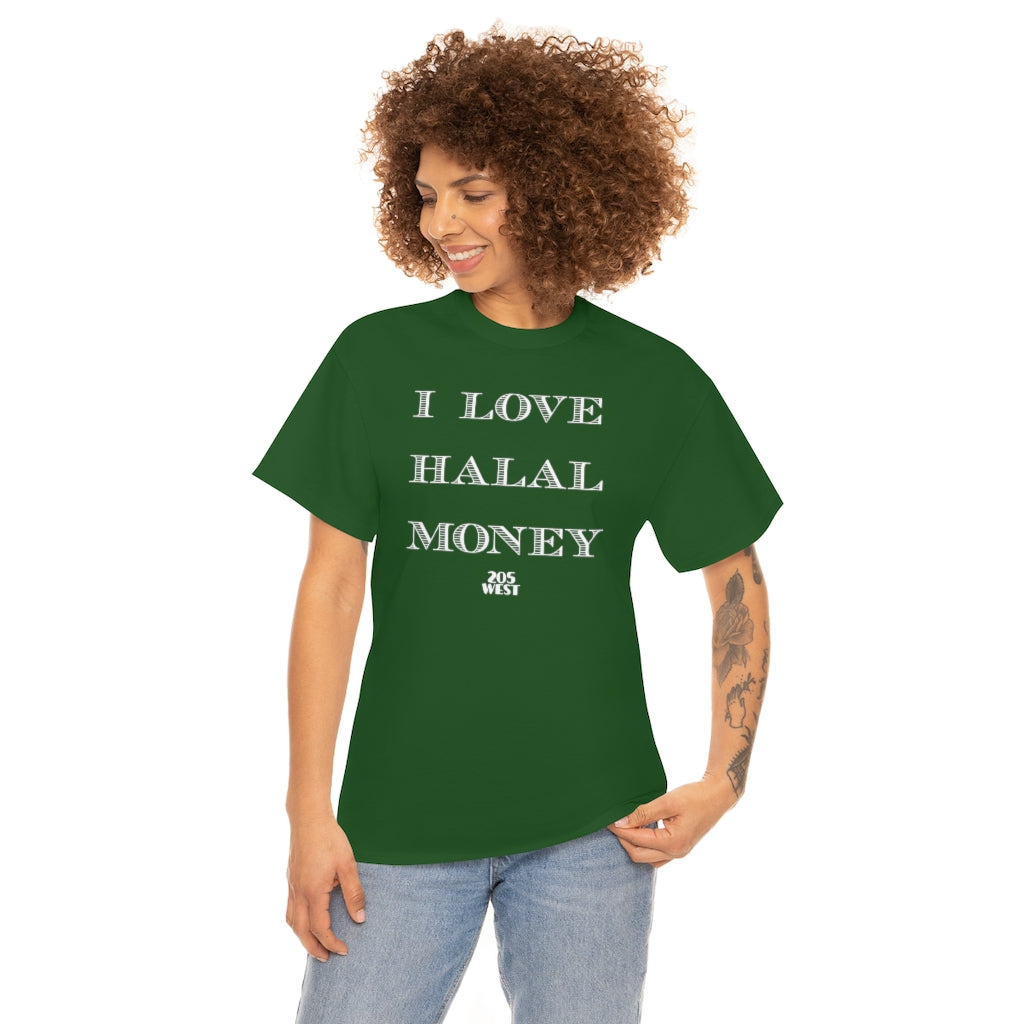 “I LOVE HALAL MONEY” Heavy Cotton Tee