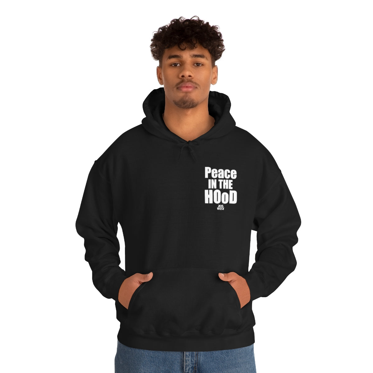 “Peace In The HOoD” Heavy Blend™ Hooded Sweatshirt
