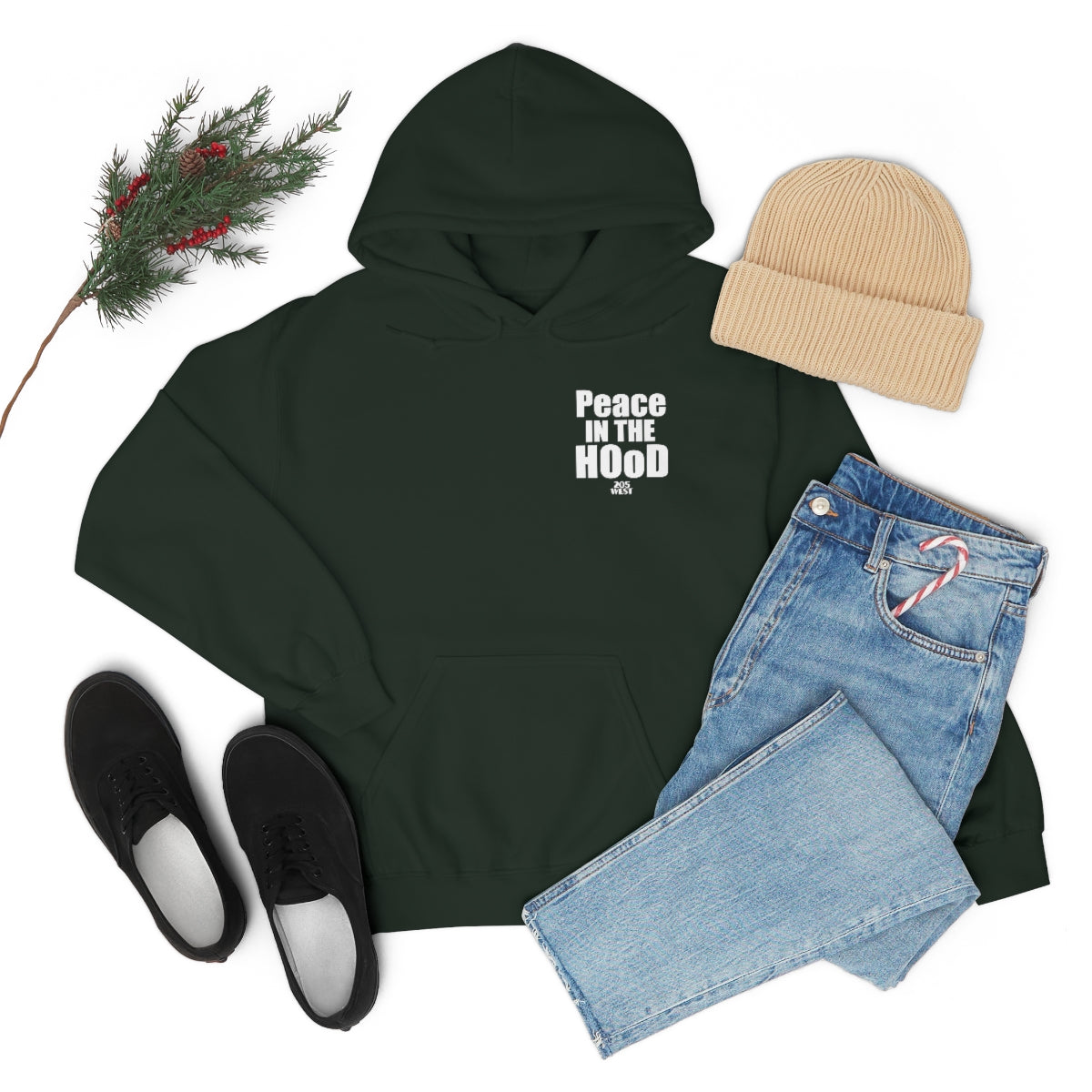 “Peace In The HOoD” Heavy Blend™ Hooded Sweatshirt