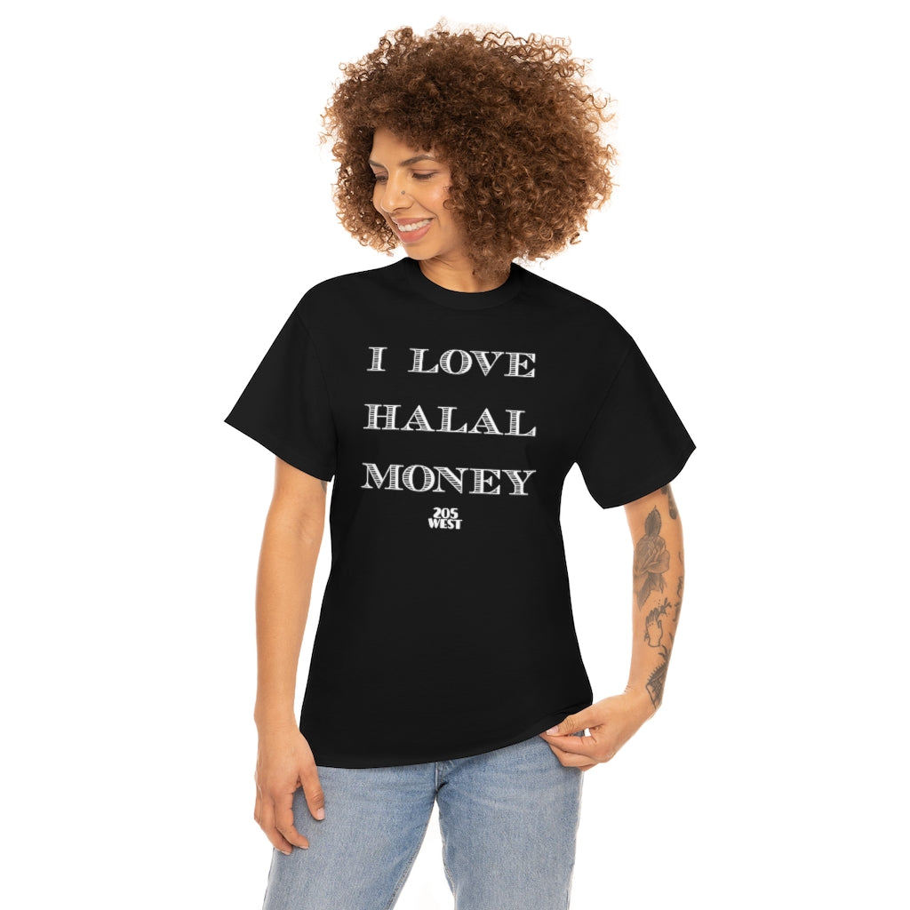 “I LOVE HALAL MONEY” Heavy Cotton Tee