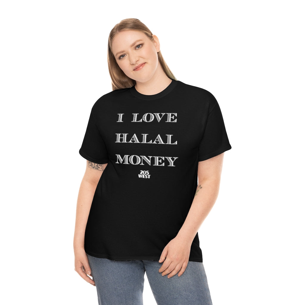 “I LOVE HALAL MONEY” Heavy Cotton Tee