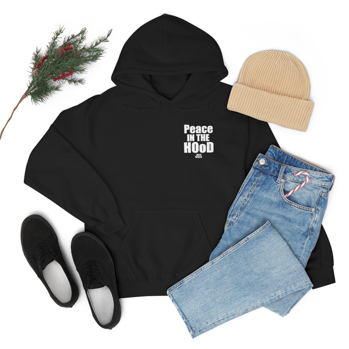 “Peace In The HOoD” Heavy Blend™ Hooded Sweatshirt