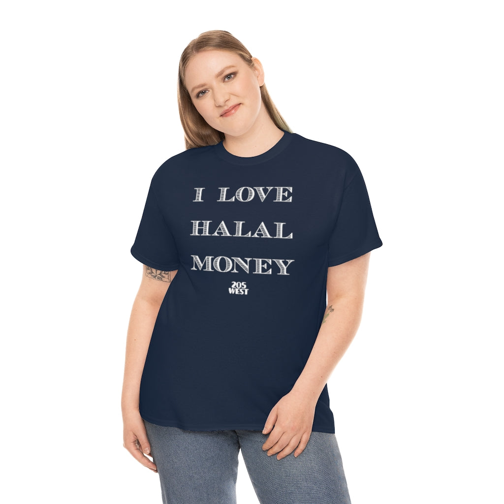 “I LOVE HALAL MONEY” Heavy Cotton Tee