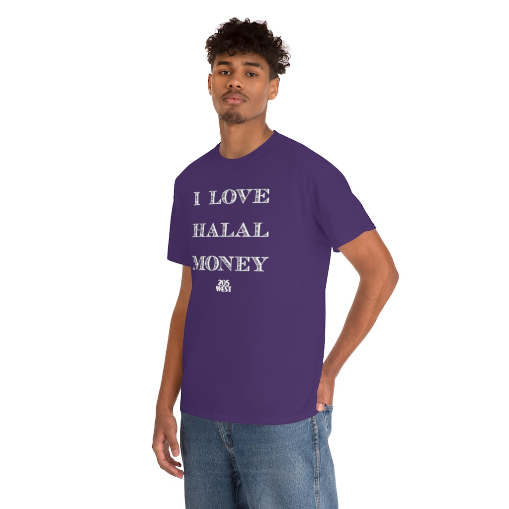 “I LOVE HALAL MONEY” Heavy Cotton Tee