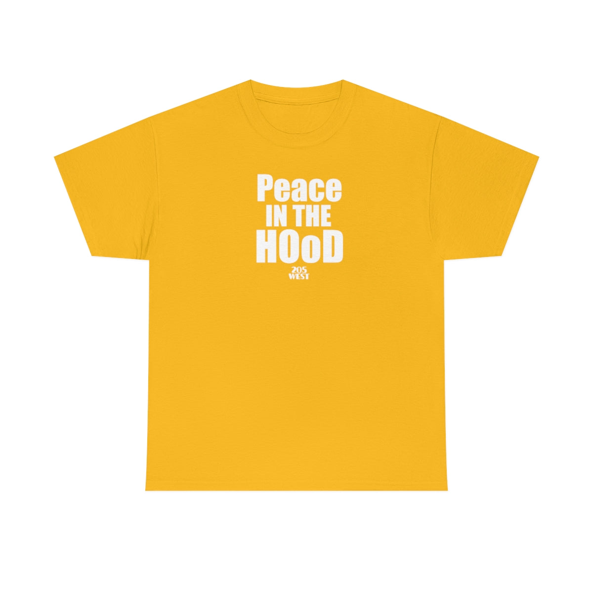 “Peace In The HOoD” Heavy Cotton Tee