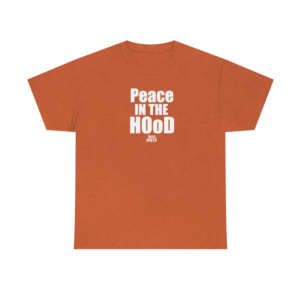 “Peace In The HOoD” Heavy Cotton Tee