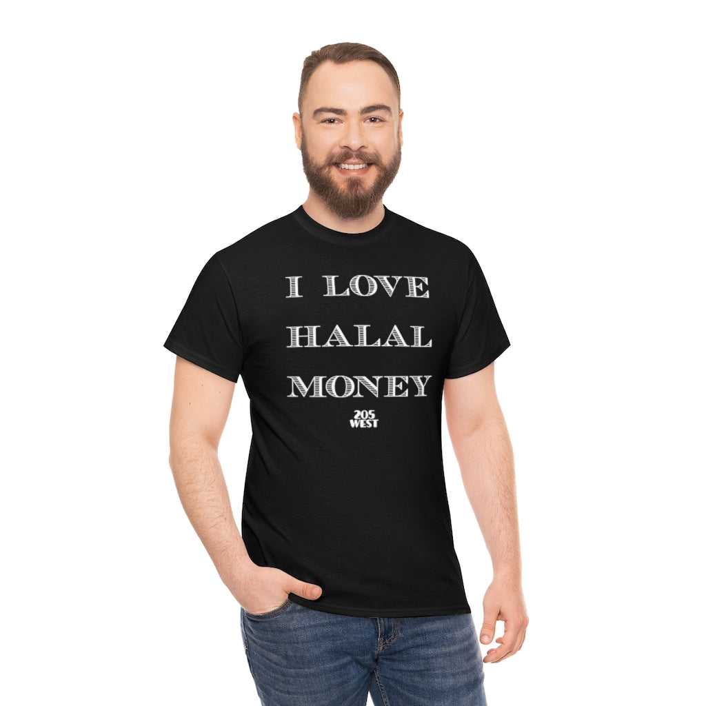 “I LOVE HALAL MONEY” Heavy Cotton Tee