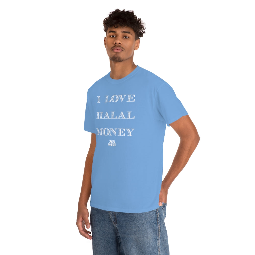 “I LOVE HALAL MONEY” Heavy Cotton Tee