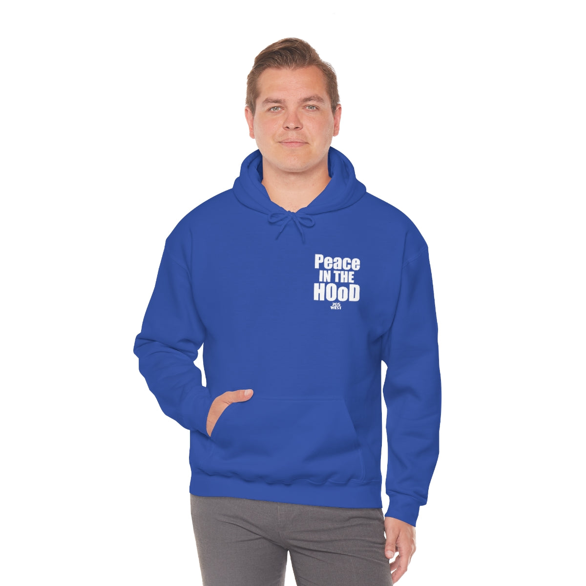“Peace In The HOoD” Heavy Blend™ Hooded Sweatshirt