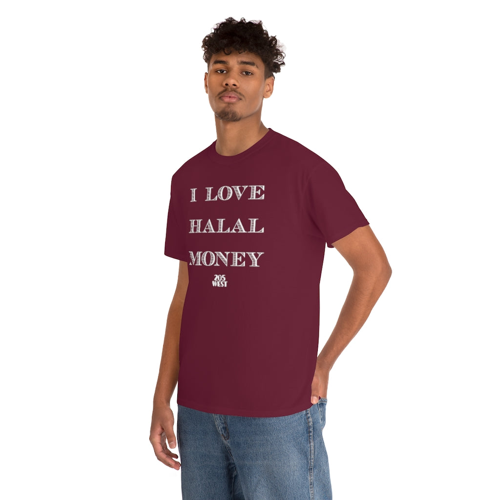 “I LOVE HALAL MONEY” Heavy Cotton Tee