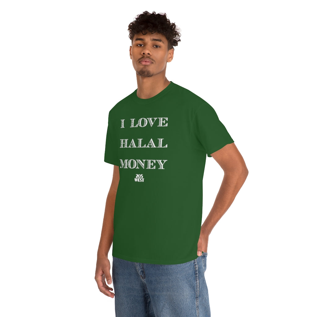 “I LOVE HALAL MONEY” Heavy Cotton Tee